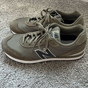 New Balance Olive and Black Athletic Shoes